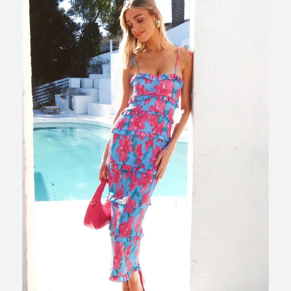 Show Me Your MuMu Stella Smoked Dress